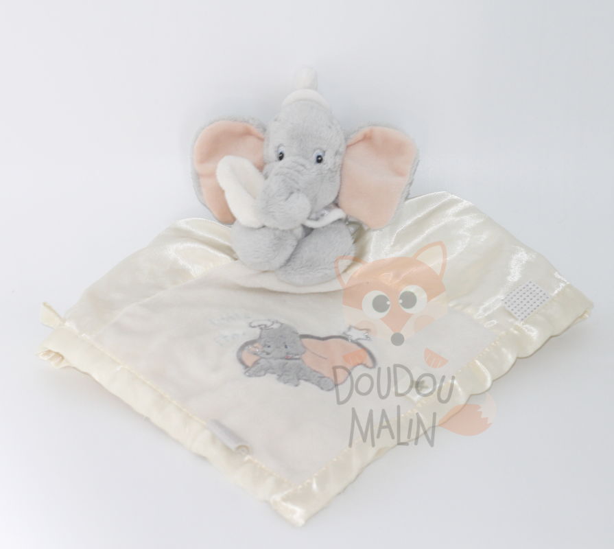  - maxi dumbo léléphant - jaune beige 40 cm 